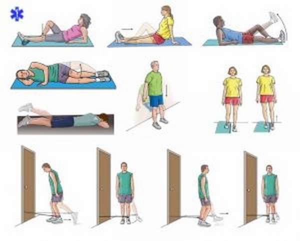 Упражнения для растяжения связок после вывиха колена
